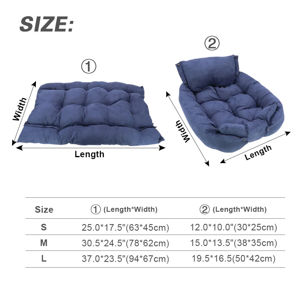 SnuggleNest™ 3-in-1 Cozy Pet Bed